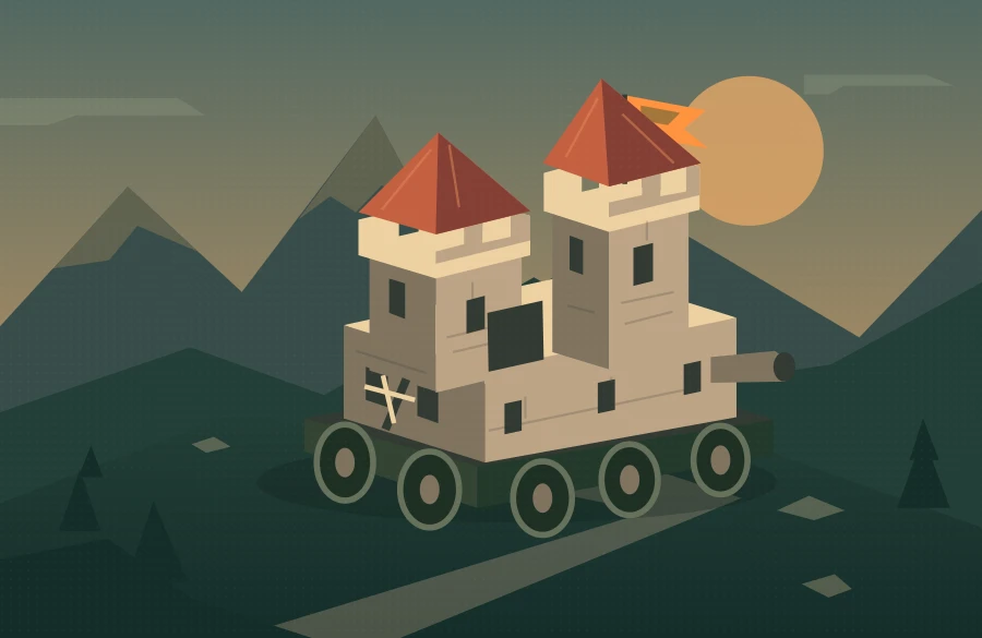 Wanderburg – Konzeptillustration